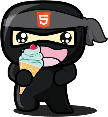 HTML ninja logo