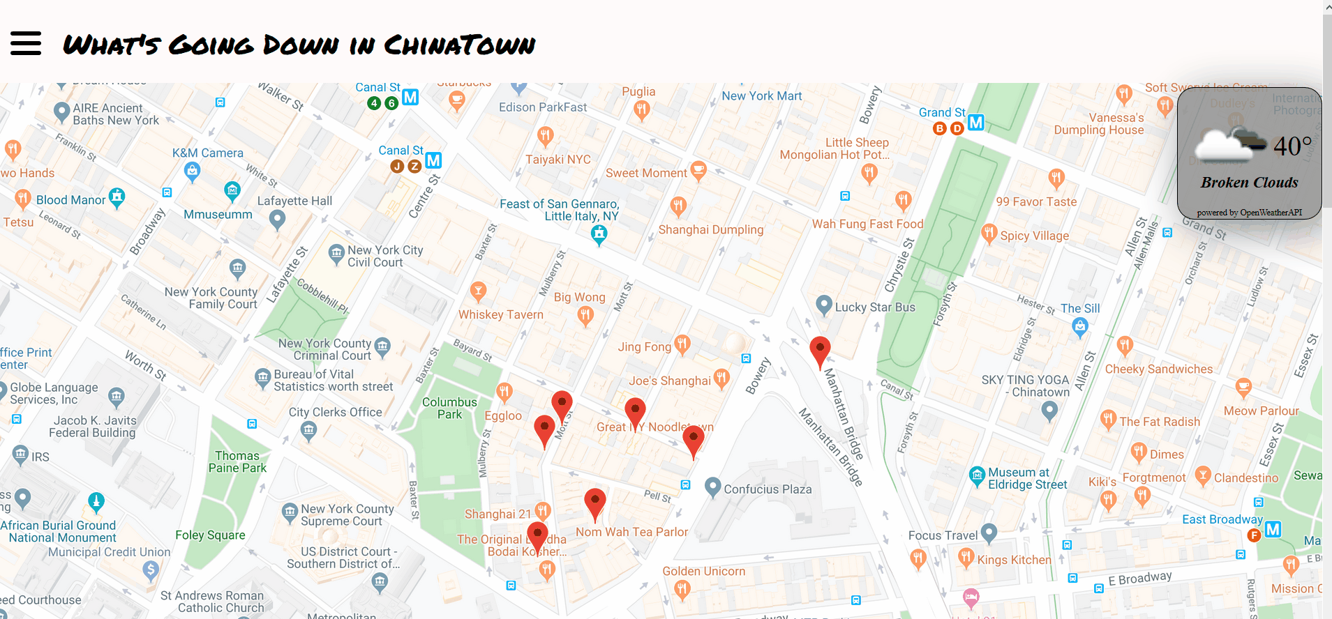 Neighborhood Map